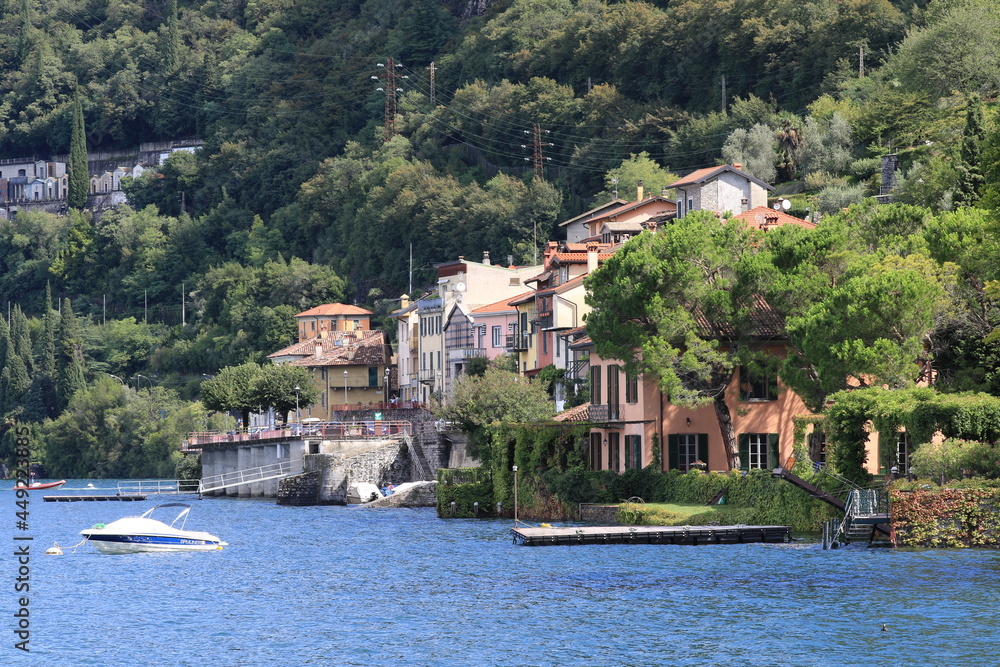 Varenna , Como , Italy : View of the beautiful lake