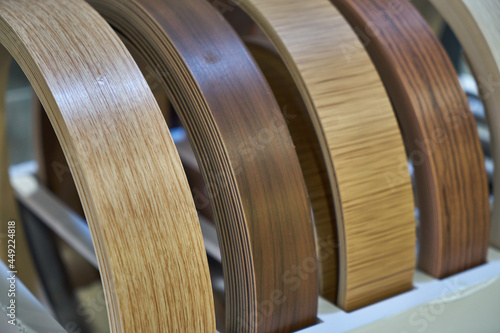 Image edgeband tape for the manufacture of furniture panels. photo