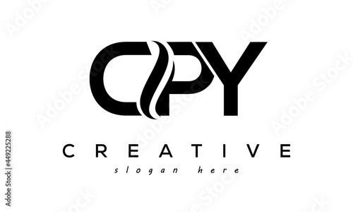 Letter CPY creative logo design vector	 photo