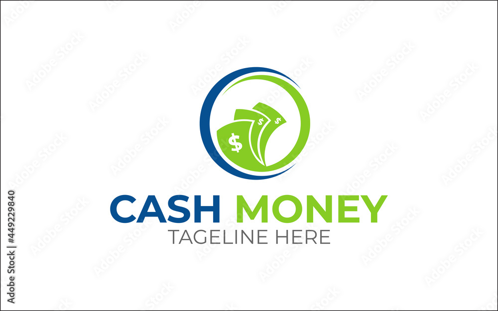 Illustration graphic vector of fast cash money for finance professional business logo design template Illustration graphic vector of fast cash money for finance professional business logo design template