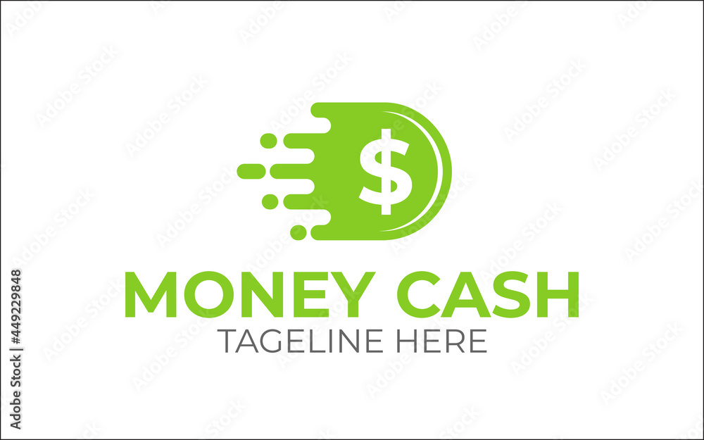 Illustration graphic vector of fast cash money for finance professional business logo design template Illustration graphic vector of fast cash money for finance professional business logo design template