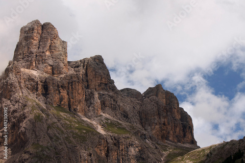 View of Dolomites with blue sky
