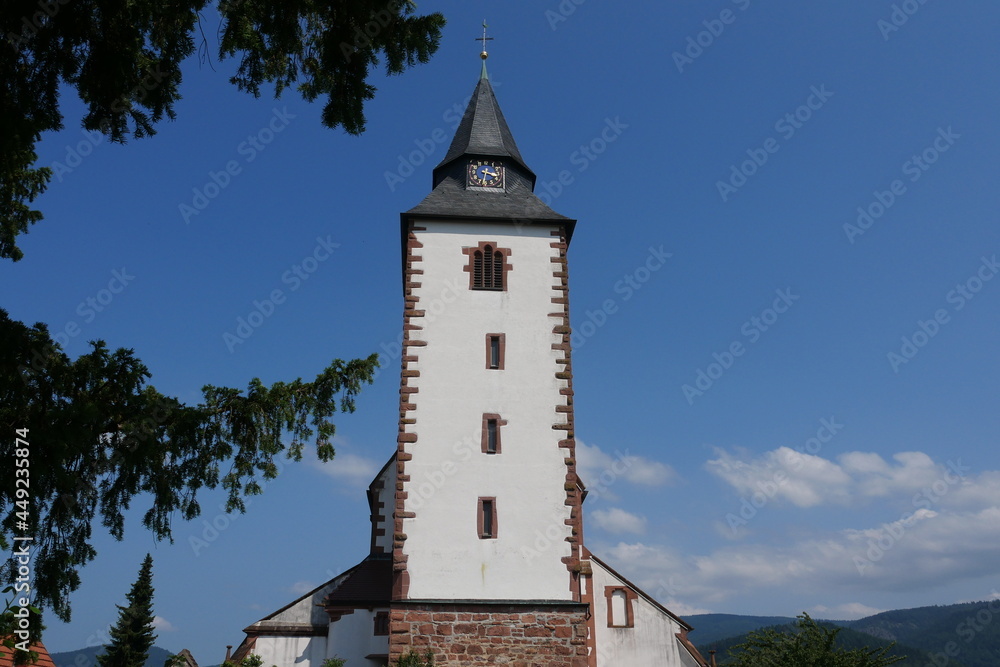 Kirchturm Liebfrauenkirche Gernsbach