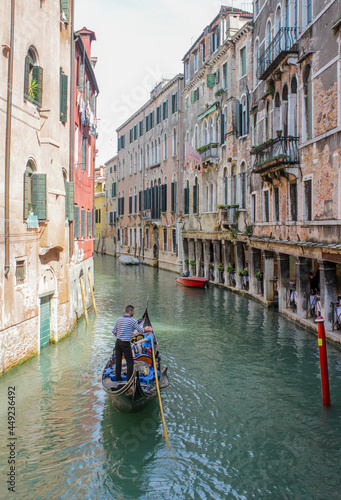 Gondola ride in Venice channels © Guilherme