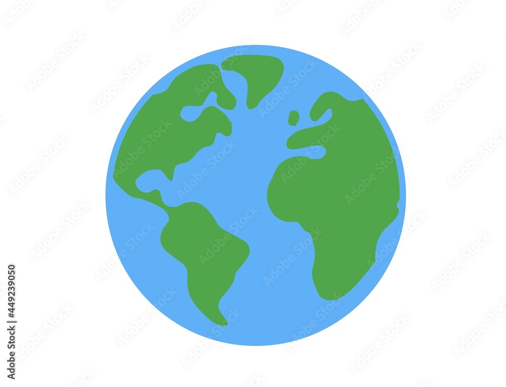 earth globe vector
