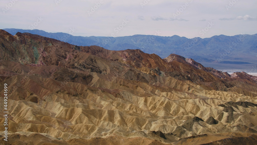 Death Valley Aerial Twenty Mule Team Canyon, California