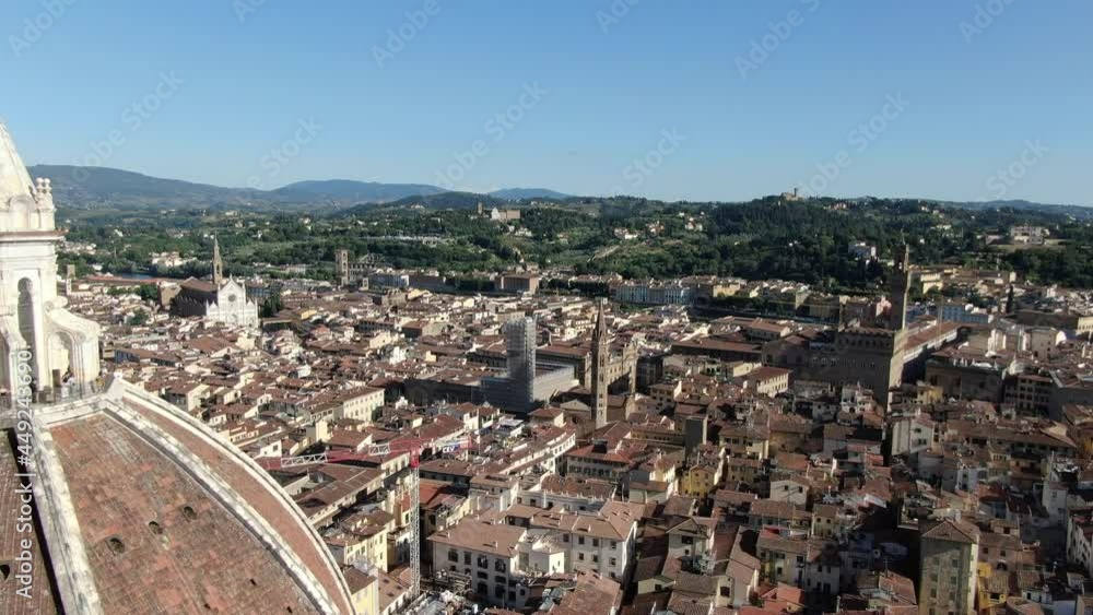 Aerial view of Florence Cathedral (Santa Maria del Fiore), Tuscany, Italy Aerial view of Florence Cathedral (Santa Maria del Fiore), Tuscany, Italy
