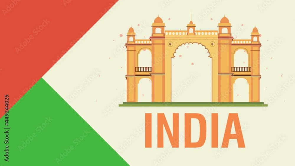 indian independence day lettering and arch indian independence day lettering and arch