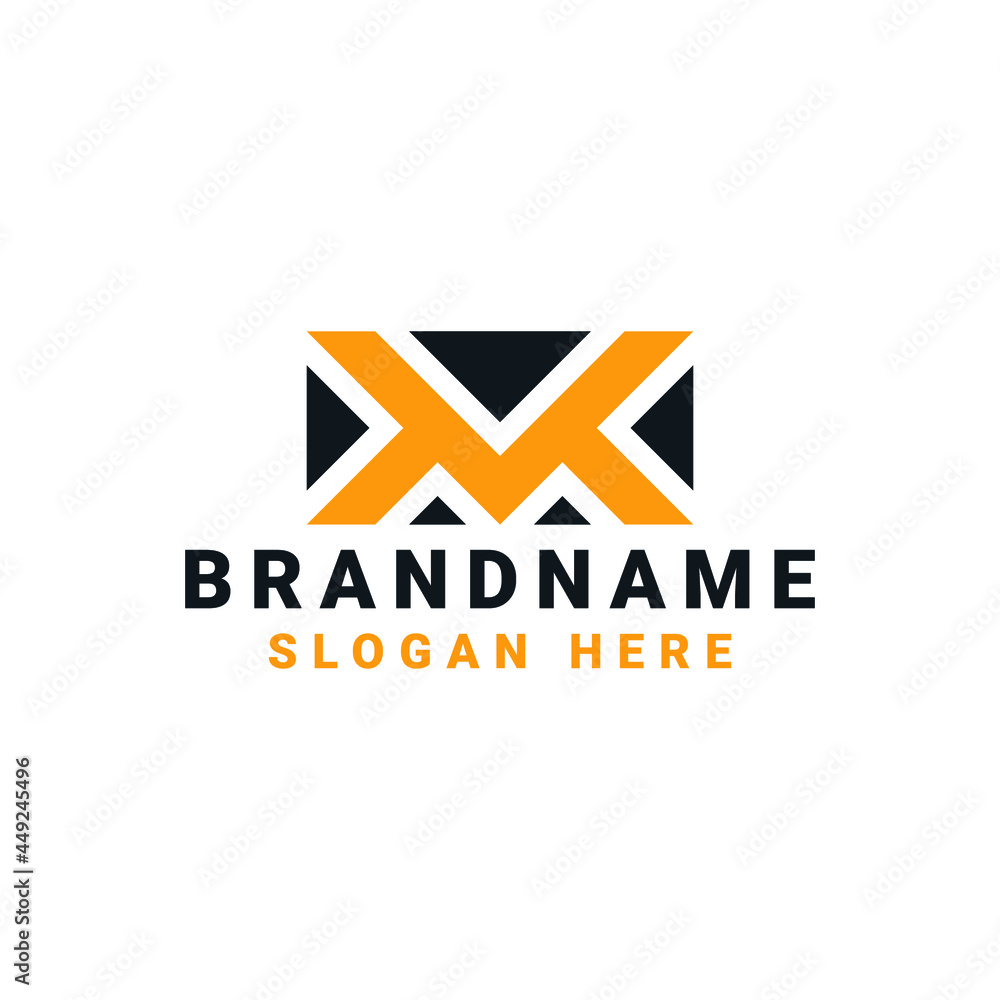 VM MV M V Letter Logo design vector VM MV M V Letter Logo design vector