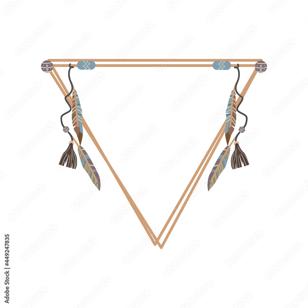 decor boho frame design template decor boho frame design template