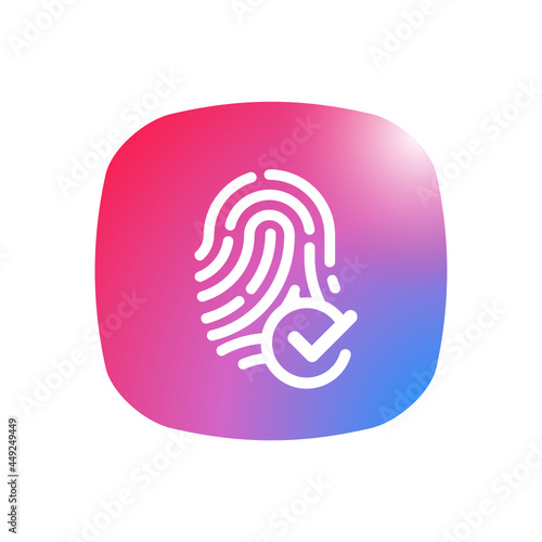 Verified Fingerprint - Sticker