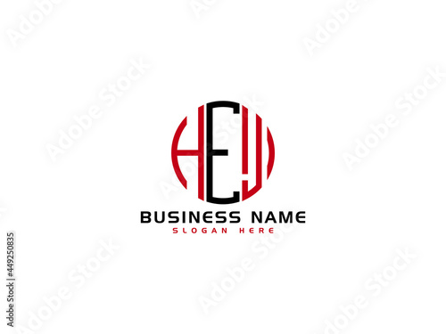 Creative HEJ Logo Letter Vector Image Design For Your Business