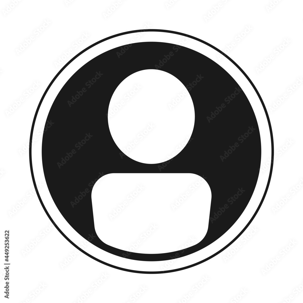 Blank placeholder for profile picture in vector icon Blank placeholder for profile picture in vector icon