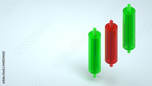 3D render Candlestick. You can use images to create websites, advertising banners, presentations, as well as for printed publications.