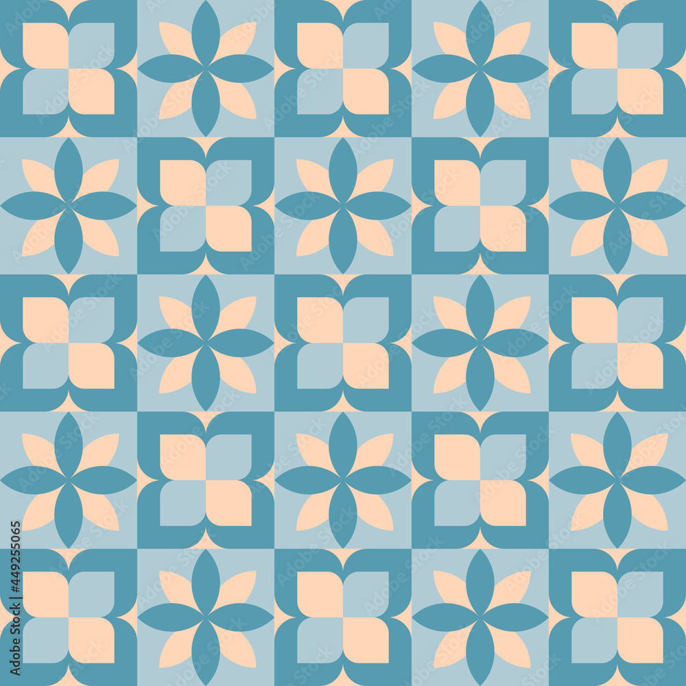 Geometric abstract vector seamless pattern design for fabric print, wallpaper or brand package. Mosaic vector background Geometric abstract vector seamless pattern design for fabric print, wallpaper or brand package. Mosaic vector background