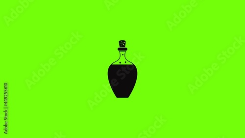 Potion bottle icon animation photo