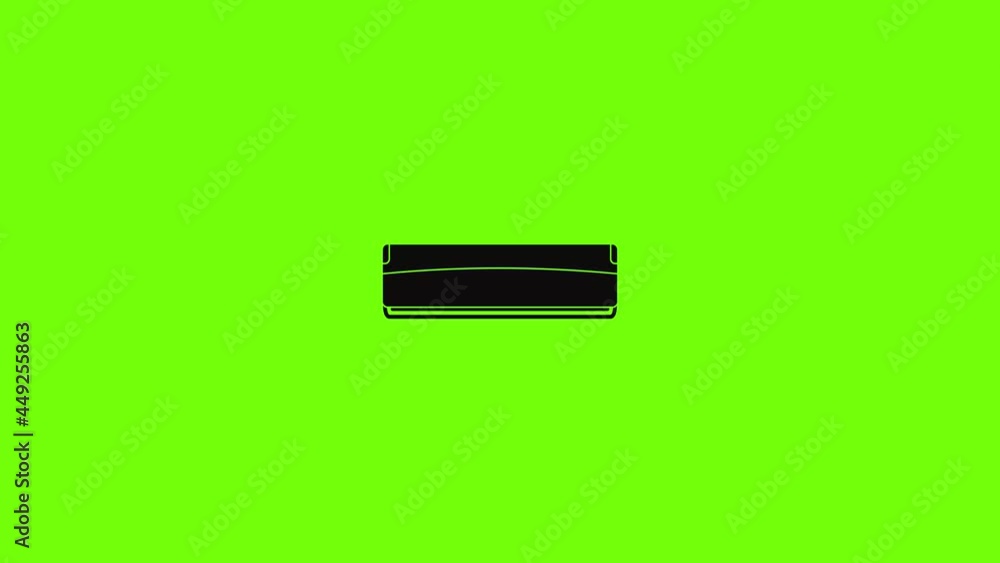 House conditioner icon animation House conditioner icon animation