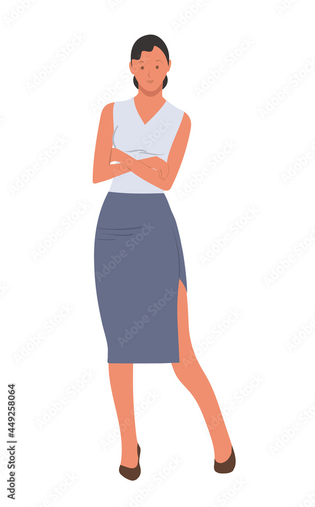 sexy young girl in a strict suit, isolated on a white background. A businesswoman with an elegant hairstyle sexy young girl in a strict suit, isolated on a white background. A businesswoman with an elegant hairstyle