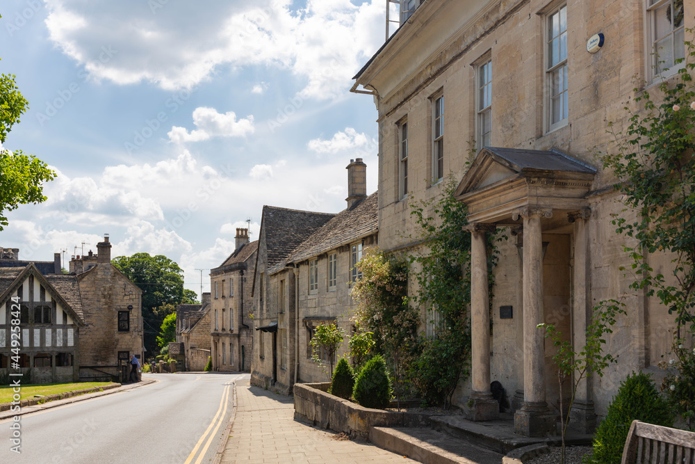 Painswick village in Cotswolds