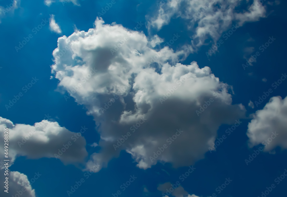 Obraz premium blue sky with clouds