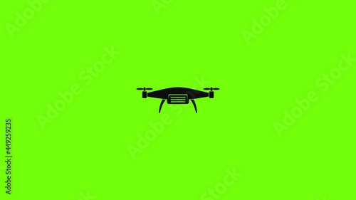 Sky drone icon animation
