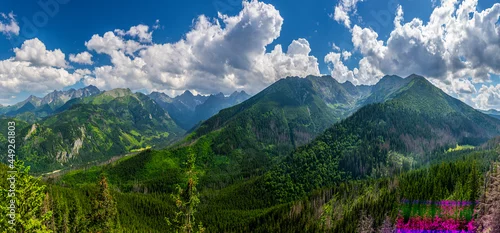 Obraz Gęsia Szyja - szlak z Rusinowej Polany, Tatry