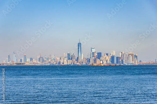 A picture of Manhattan skyline, NY, USA	