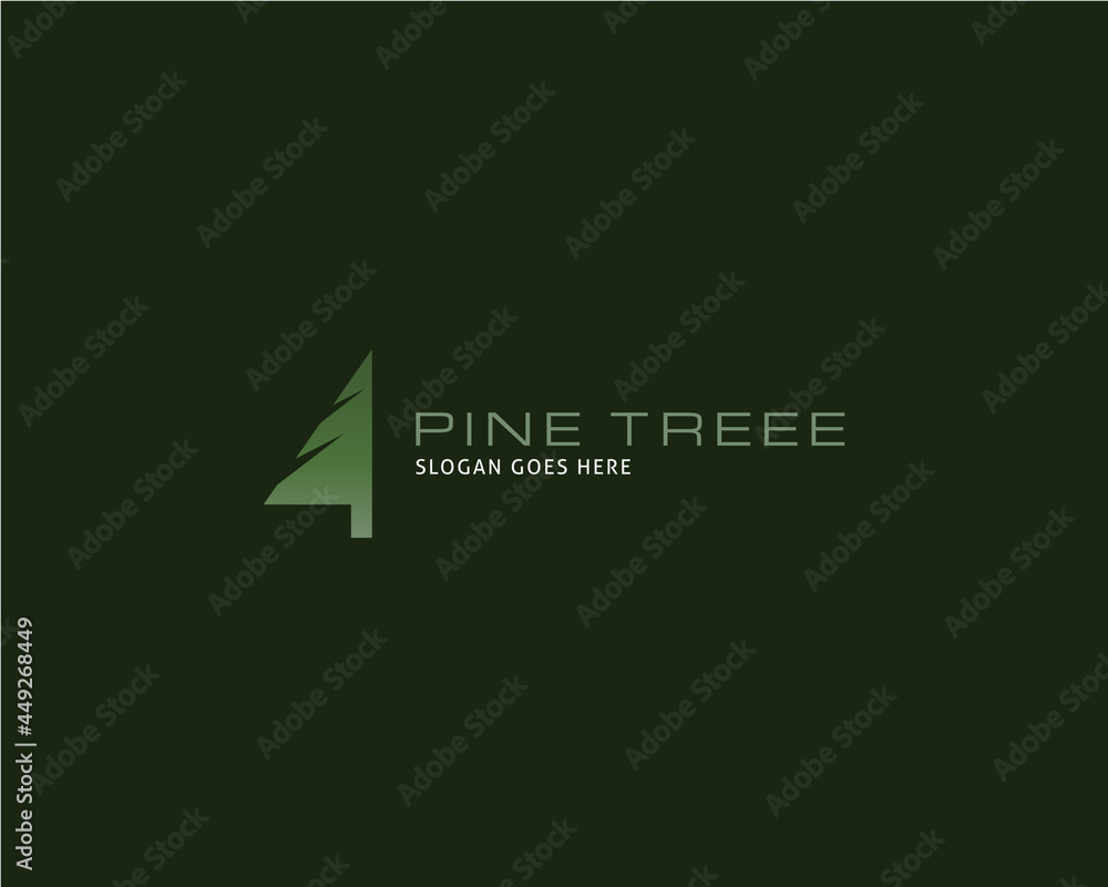 Pine Tree Logo Design Template Pine Tree Logo Design Template