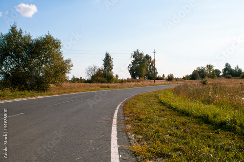 road in the countryside