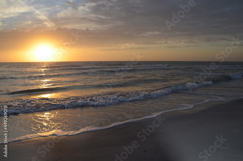 sunset on the beach © Benjamin