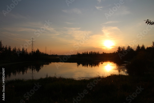 August Sunset, Pylypow Wetlands, Edmonton, Alberta © Michael Mamoon
