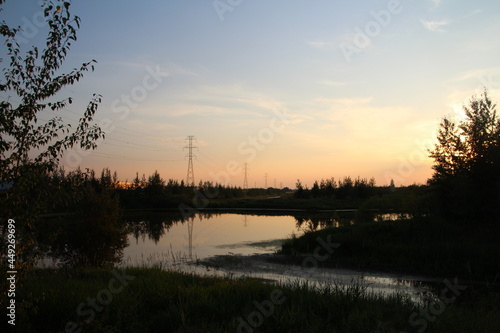 Summer Night On The Wetlands, Pylypow Wetlands, Edmonton, Alberta