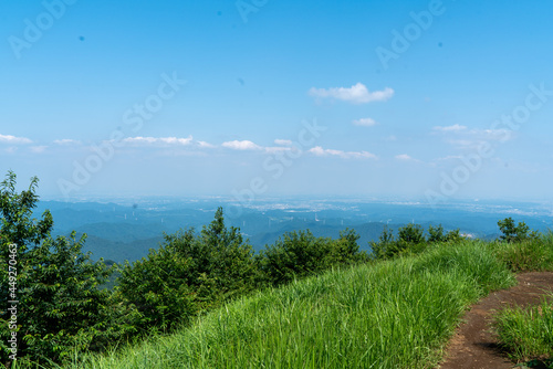                                                                                                  Scenery of climbing at Mount Bouno-oreyama in Okutama Town  Nishitama County  Tokyo and Hanno City  Saitama Prefecture.