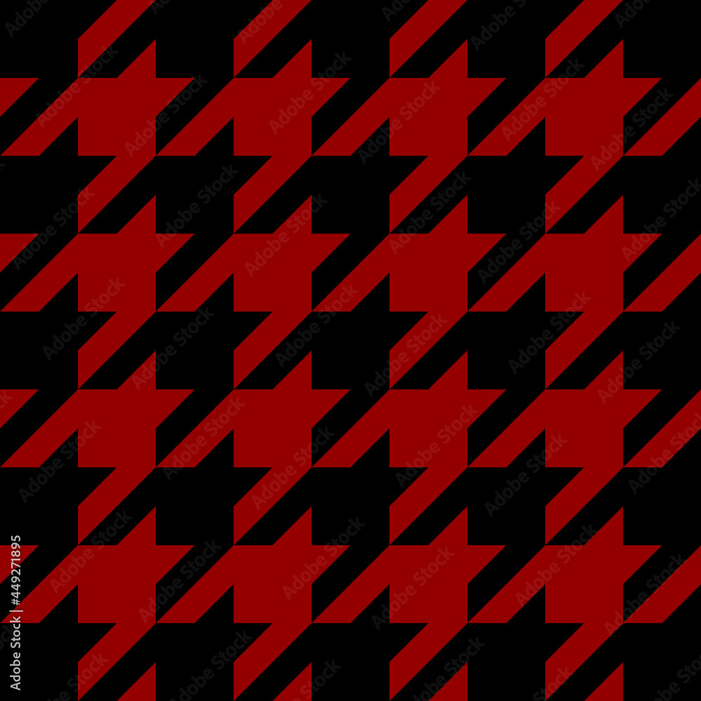 Goose foot. Houndstooth tartan tweed Goose foot. Houndstooth tartan tweed