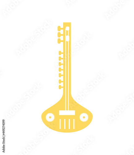 sitar traditional indian instrument