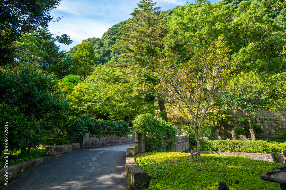 鹿児島県鹿児島市の観光名所を旅行している風景 Scenes from a trip to a tourist attraction in Kagoshima City, Kagoshima Prefecture. 鹿児島県鹿児島市の観光名所を旅行している風景 Scenes from a trip to a tourist attraction in Kagoshima City, Kagoshima Prefecture.