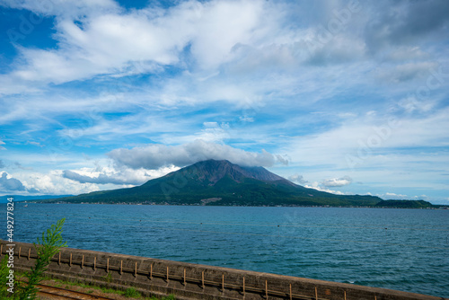 鹿児島県鹿児島市の観光名所を旅行している風景 Scenes from a trip to a tourist attraction in Kagoshima City, Kagoshima Prefecture. photo