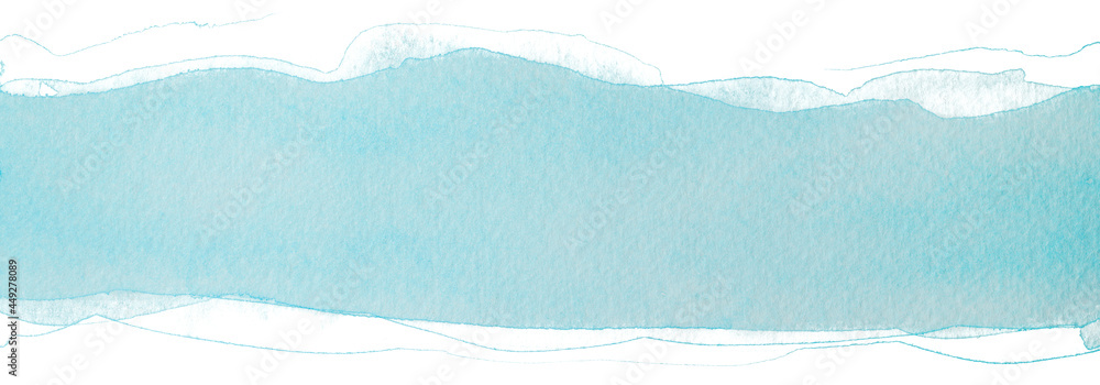 Obraz premium watercolor stripe multilayered blue