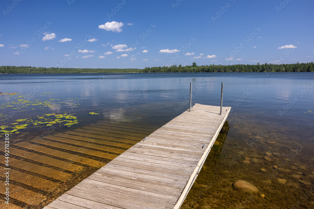 Boat Dock and Ramp On Lake Coon
