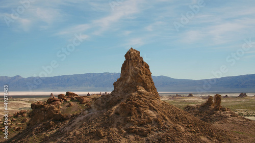 Trona Pinnacles Aerial Rock Landscapes, California