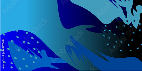 Fluid gradient waves with shadow lines and glowing light effect, modern flowing motion abstract background for cover, placards, poster, banner or flyer