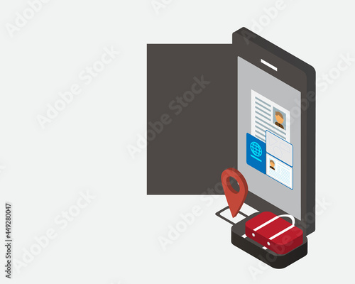 online visa application with passport from mobile to fly aboard or overseas
