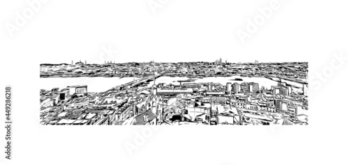 Photography Building view with landmark of Istanbul is a major city in Turkey