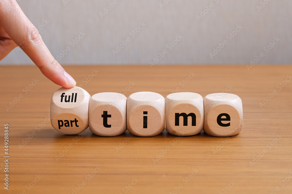 フルタイムとパートタイム 正社員 契約社員 StockFoto Adobe Stock