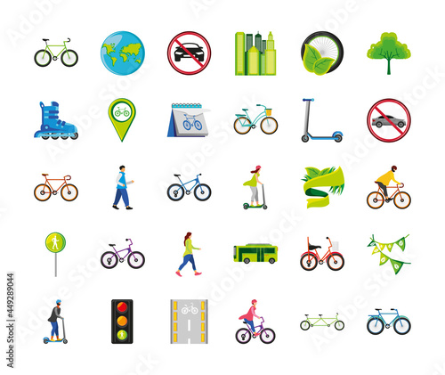 world car free day set