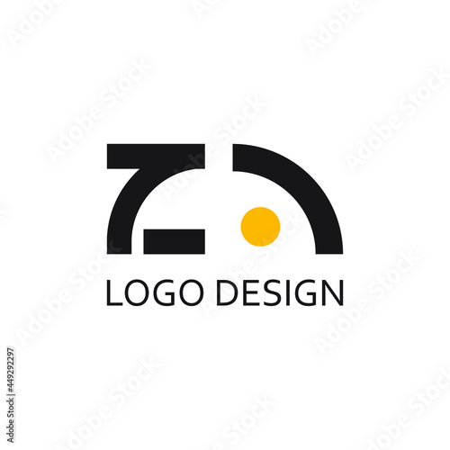Letter za for logo company design
