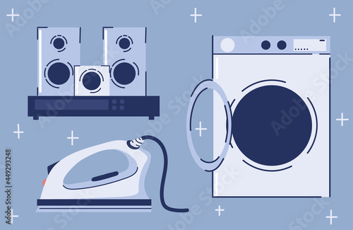 various household appliances