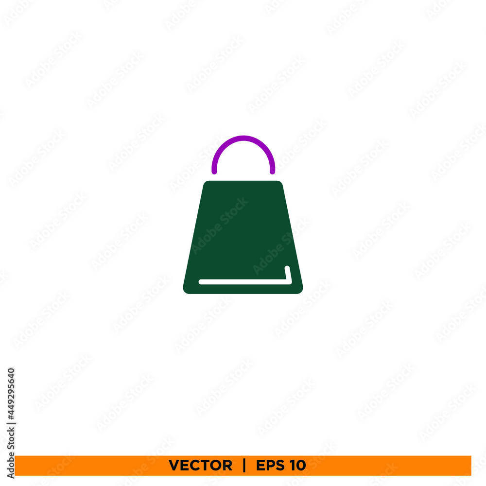 Icon vector graphic of shopping cart