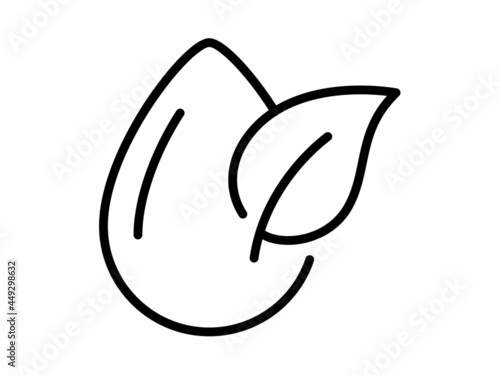 ecology environment clean energy nature water single isolated icon with outline style