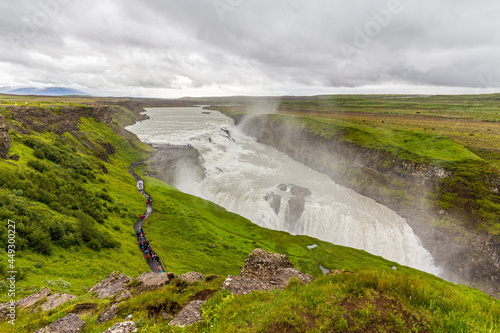 Gulfoss  Golden Falls  waterfall Iceland